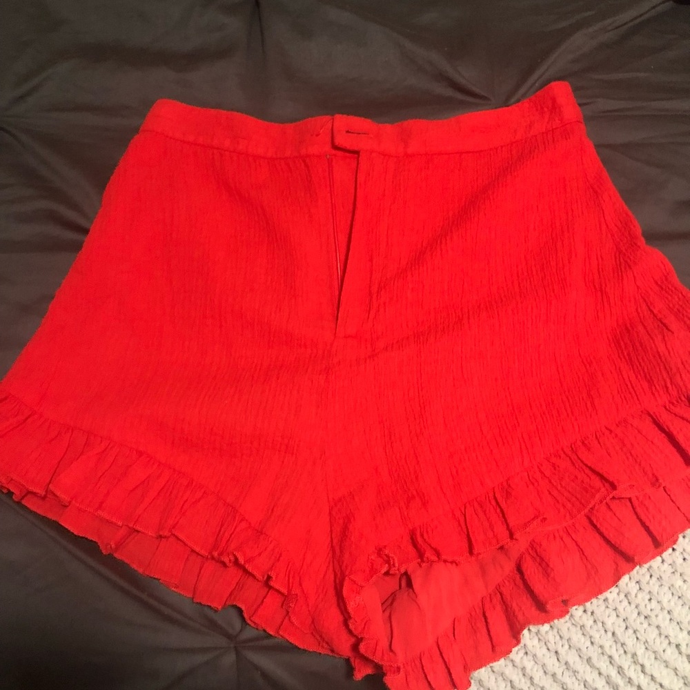 Urban Outfitters Ruffle Shorts